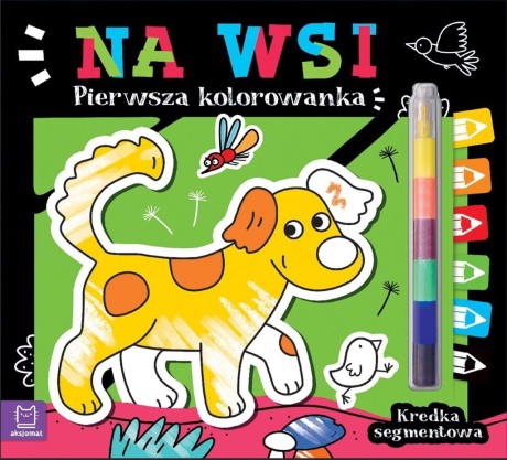 Przejdź do produktu Pierwsza kolorowanka. Na wsi. Kredka segmentowa