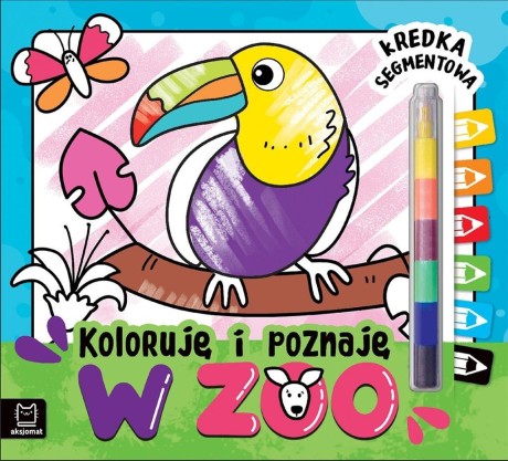 Przejdź do produktu Koloruję i poznaję. W zoo. Kredka segmentowa