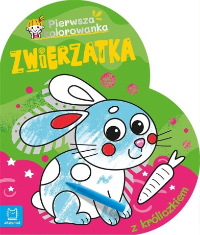 Przejdź do produktu Zwierzątka. Pierwsza kolorowanka z króliczkiem