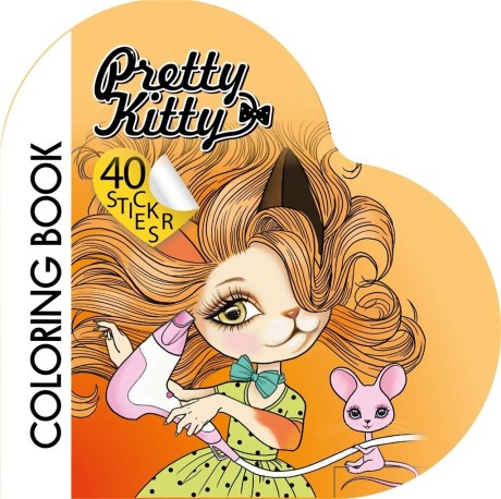 Przejdź do produktu Kolorowanka Curly z naklejkami BR Serce 2212