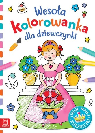 Przejdź do produktu Wesoła kolorowanka dla dziewczynki. Stroje