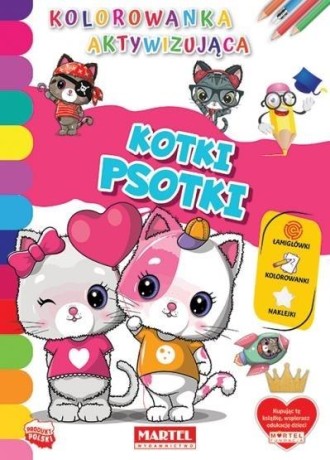 Przejdź do produktu Kolorowanka aktywizująca.. Kotki psotki