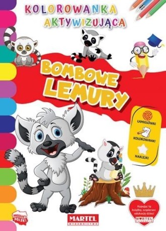 Przejdź do produktu Kolorowanka aktywizująca.. Bombowe lemury