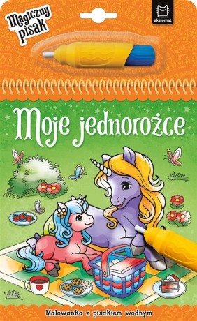 Przejdź do produktu Moje jednorożce. Malowanka z pisakiem wodnym