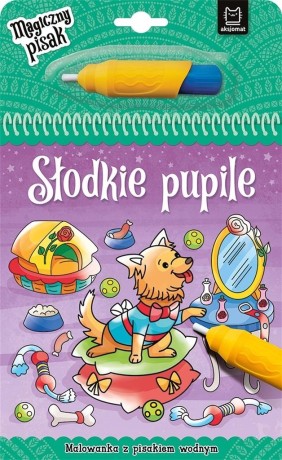 Przejdź do produktu Słodkie pupile. Malowanka z pisakiem wodnym
