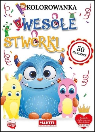 Przejdź do produktu Kolorowanka Wesołe stworki