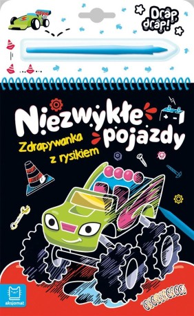Przejdź do produktu Niezwykłe pojazdy. Zdrapywanka z rysikiem