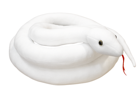 Przejdź do produktu Maskotka Pluszowa Wąż Biały 300 cm