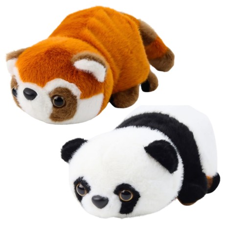 Przejdź do produktu Pluszowa Maskotka Przytulanka Panda Czerwona Klasyczna 2w1 22cm