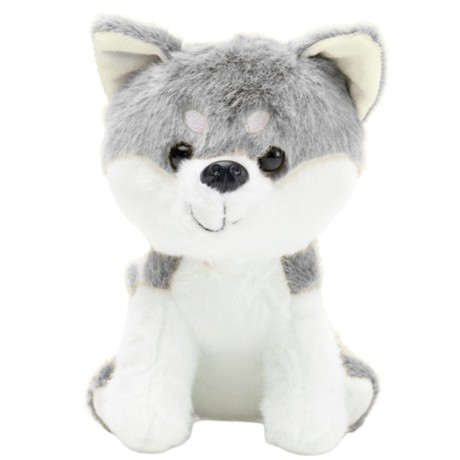 Przejdź do produktu Pluszowa Maskotka Przytulanka Wilk Biało Szary 20cm