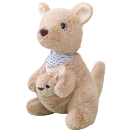 Przejdź do produktu Pluszowa Maskotka Przytulanka Kangur Z Młodym 23cm
