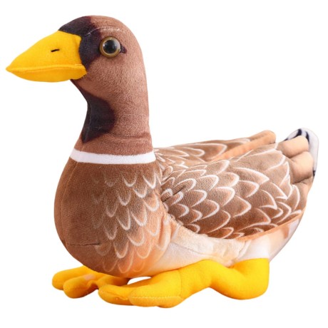 Przejdź do produktu Pluszowa Maskotka Przytulanka Kaczka Brązowo Żółta 28cm