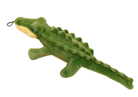 Przejdź do produktu Pluszowy Krokodyl Z Piszczałką Maskotka Kolorowa 30cm