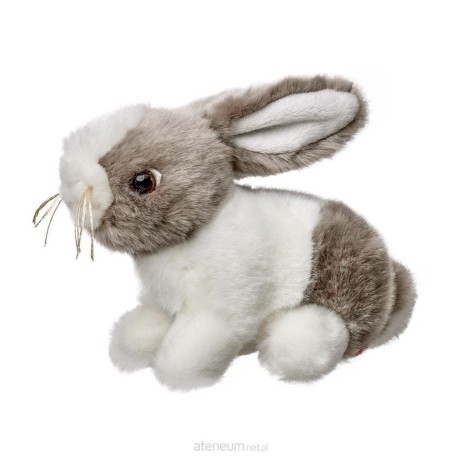 Przejdź do produktu Pluszak Króliczek Beppe ZOO 16 cm – szaro-biały, realistyczny, miękki plusz