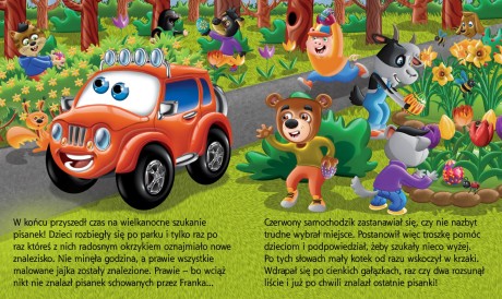 Przejdź do produktu Samochodzik Franek: Wielkanocne przygody i zabawy dla dzieci