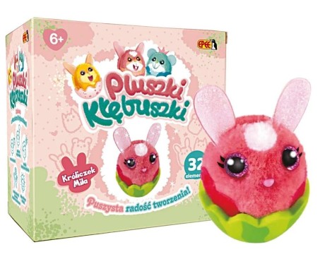 Przejdź do produktu Pluszki-Kłębuszki 32el Króliczek Mila 6+