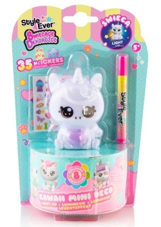 Przejdź do produktu Świecący DIY Jednorożec z Sercem – Zestaw Kawaii do Dekoracji (8 kolorów, naklejki, mazak)