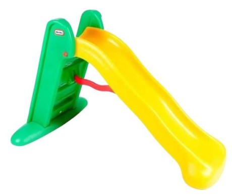 Przejdź do produktu Duża zjeżdżalnia ogrodowa 159 cm — bezpieczna, składana, dla dzieci do 34 kg, zielona