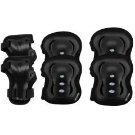 Przejdź do produktu Zestaw ochraniaczy młodzieżowych Shield L – dłonie, łokcie, kolana, czarny