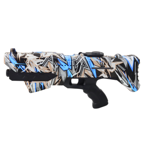 Przejdź do produktu Karabin Na Wodę Elektryczny Automatyczny Graffiti Niebieski Zasięg 10m