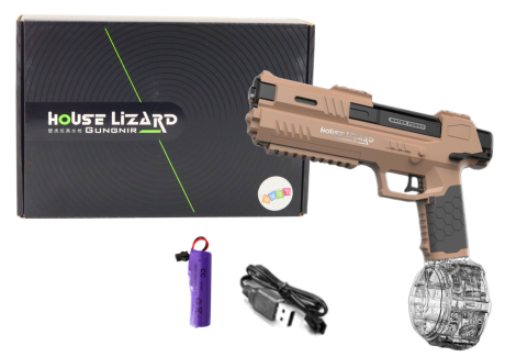 Przejdź do produktu Pistolet Broń Na Wodę Automatyczny Brązowy Przeźroczysty Pojemnik