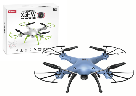 Przejdź do produktu Zdalnie Sterowany Dron X5HW SYMA Niebieski