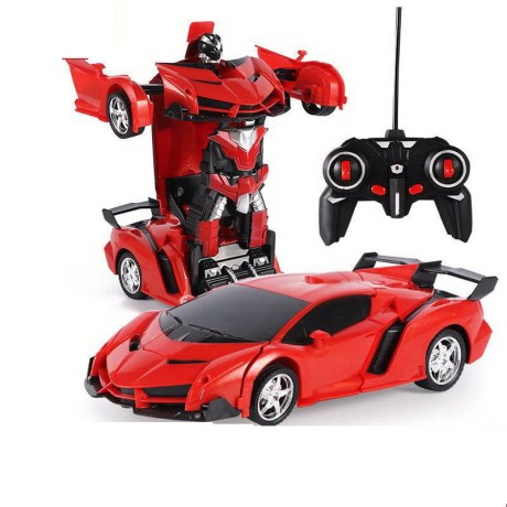 Przejdź do produktu Auto Robot 2w1 Pilot R/C Światło Dźwięk Drift Czerwony wiek 6+