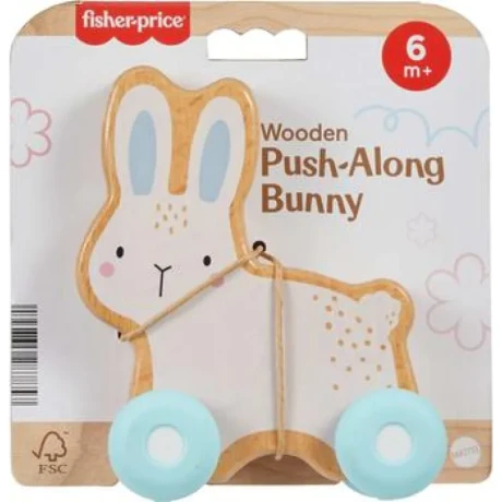 Przejdź do produktu Fisher Price Królik drewniany do ciągnięcia