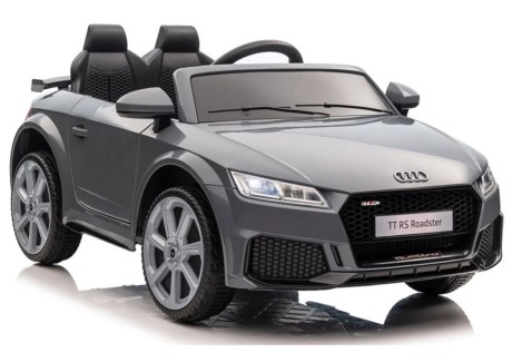 Przejdź do produktu Elektryczny Samochód Dziecięcy Audi TT RS 12V – Szare, 2x45W, Pilot 2.4G, EVA, Miękka Ekoskóra