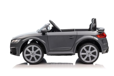 Przejdź do produktu Elektryczny Samochód Dziecięcy Audi TT RS 12V – Szare, 2x45W, Pilot 2.4G, EVA, Miękka Ekoskóra