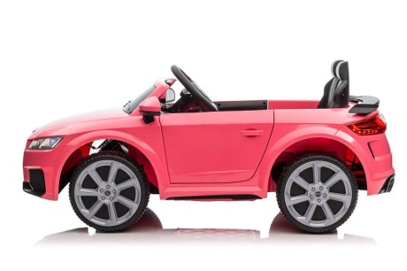 Przejdź do produktu Elektryczny Samochód Dziecięcy Audi TT RS 12V – Różowy, 2x45W, Pilot 2.4G, EVA, Miękka Ekoskóra