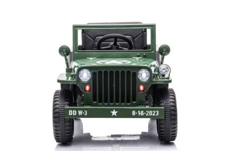 Przejdź do produktu Dziecięcy Samochód Elektryczny 4x45W JH-103 – Wojskowa Zieleń, 4x4, Pilot 2.4 GHz