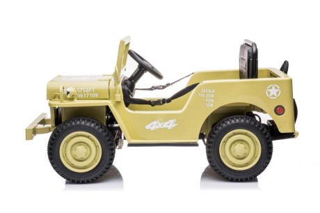 Przejdź do produktu Dziecięcy samochód elektryczny 4x45W JH-103 Khaki 4x4 z pilotem 2.4 GHz, LED, Bluetooth