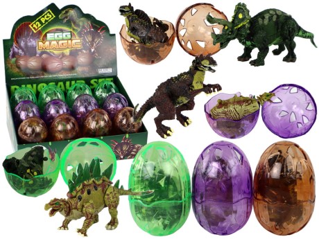 Przejdź do produktu Jajo Figurka Dinozaura 3 Kolory 9 cm