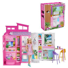 Przejdź do produktu Barbie Fashionistas Przytulny Domek z Lalką HRJ77