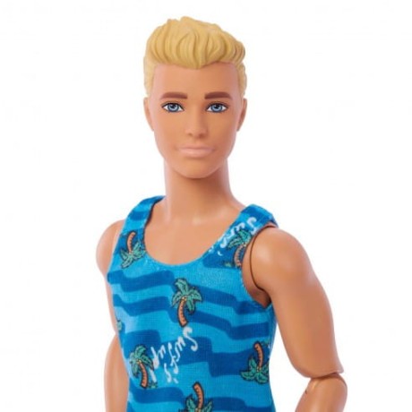 Przejdź do produktu Barbie Fashionistas Ken Surfer z akcesoriami — deska, ręcznik i piesek HPT50