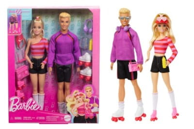 Przejdź do produktu Barbie Fashionistas – Zestaw Barbie i Ken na wrotkach (HXK90)