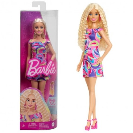 Przejdź do produktu Barbie Fashionistas Lalka Modna Przyjaciółka HRH20 – Sukienka, Buciki i Kolczyki