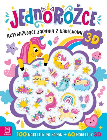 Przejdź do produktu Aktywizujące zadania z naklejkami. Jednorożce wiek 6+