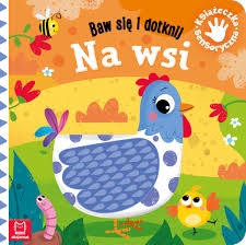 Przejdź do produktu Książeczka sensoryczna dla niemowląt „Na wsi” — dotykowa zabawa i pierwsze słowa