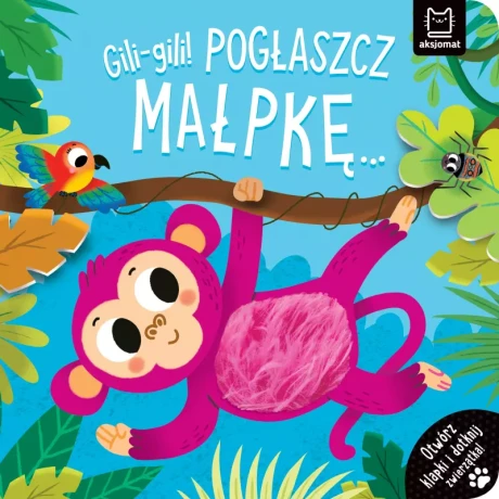 Przejdź do produktu Gili-gili! Sensoryczna książeczka z klapkami — Pogłaszcz zwierzątka z zoo