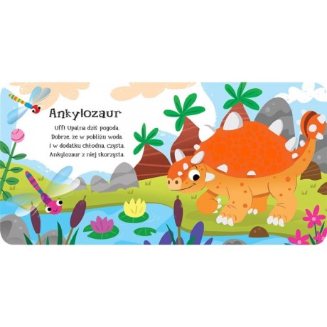 Przejdź do produktu Książeczka sensoryczna dla malucha "Dinusie" — dotykaj, odkrywaj, rozwijaj zmysły