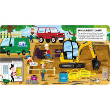 Przejdź do produktu Interaktywna książeczka z klapkami „Na budowie” — dla najmłodszych