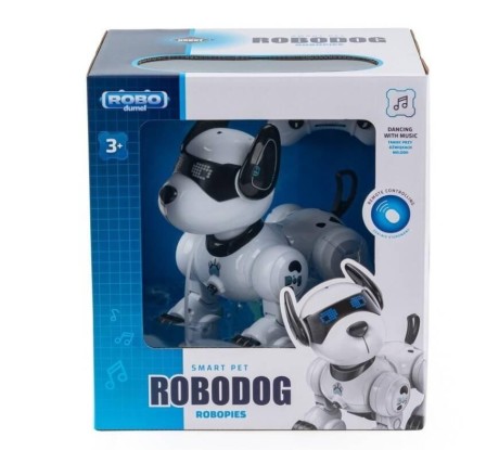 Przejdź do produktu Interaktywny robot-pies z pilotem i programowaniem – zabawka edukacyjna 3+