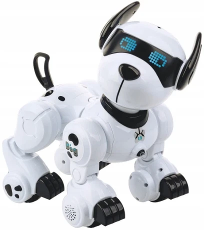 Przejdź do produktu Interaktywny robot-pies z pilotem i programowaniem – zabawka edukacyjna 3+