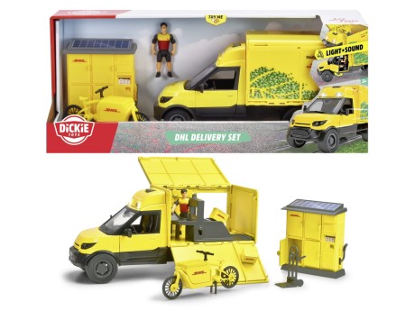 Przejdź do produktu Dickie Toys City Zestaw z pojazdem DHL 25 cm