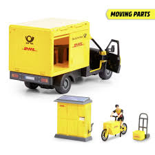 Przejdź do produktu Dickie Toys City Zestaw z pojazdem DHL 25 cm