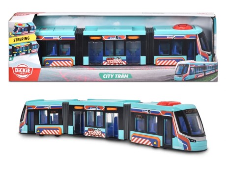Przejdź do produktu Miejski tramwaj przegubowy Siemens 40cm  Dickie Toys