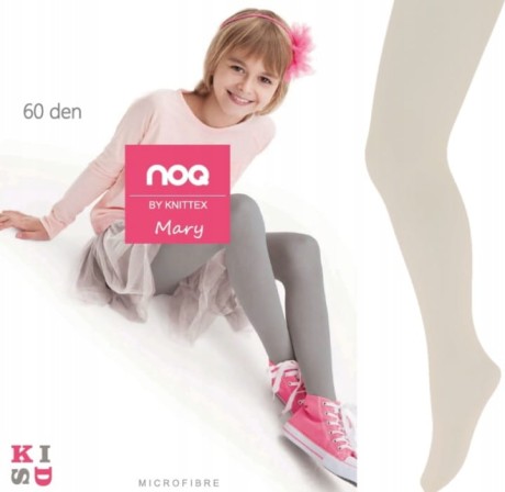 Przejdź do produktu KNITTEX rajstopki gładkie 60 den MARY perła 140-146