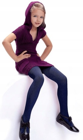 Przejdź do produktu KNITTEX AGATKA Rajstopy  dziewczęce BLU MARINO 140/146